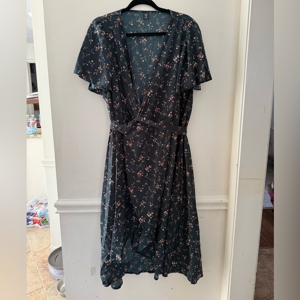 Floral Wrap Dress